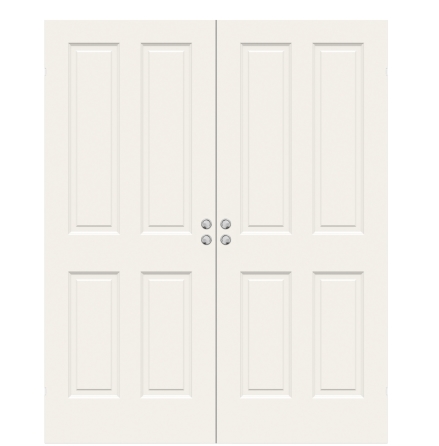 PARSKJUTDÖRR SWEDOOR STYLE 04 FORMPRESSAD LÄTTDÖRR VIT INFÄLLD