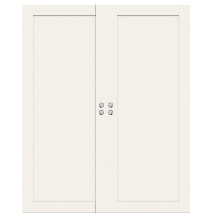 PARSKJUTDÖRR SWEDOOR PURITY 01L VIT INFÄLLD