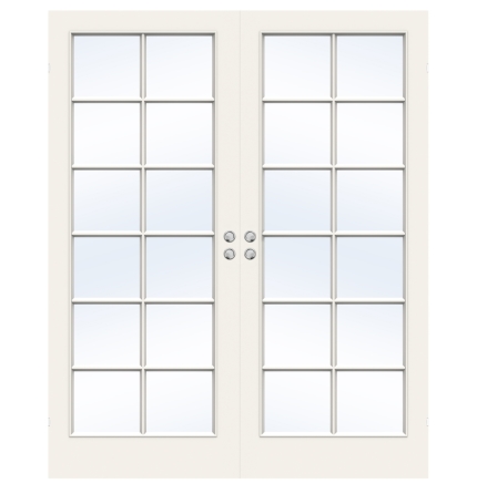 PARSKJUTDÖRR SWEDOOR EASY SP12 LÄTTDÖRR KLARGLAS VIT INFÄLLD