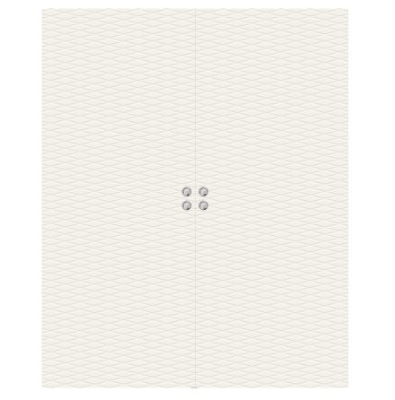 PARSKJUTDÖRR SWEDOOR CHARISMA D200 MASSIV VIT INFÄLLD