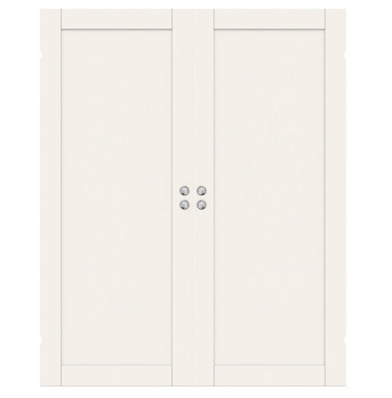 PARSKJUTDÖRR SWEDOOR UNIQUE 01L VIT INFÄLLD