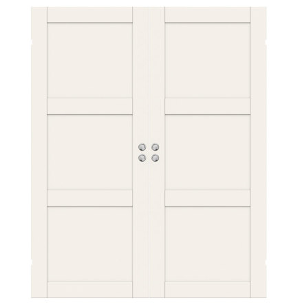 PARSKJUTDÖRR SWEDOOR UNIQUE 03L VIT INFÄLLD