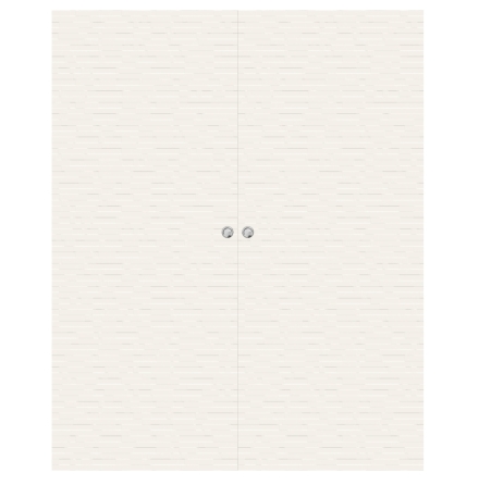 PARSKJUTDÖRR SWEDOOR CHARISMA D100 MASSIV VIT UTANPÅLIGGANDE