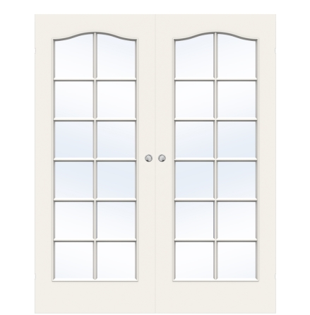 PARSKJUTD�RR SWEDOOR COMPACT SP12B FORMPRESSAD KOMPAKT KLARGLAS VIT UTANP�LIGGANDE