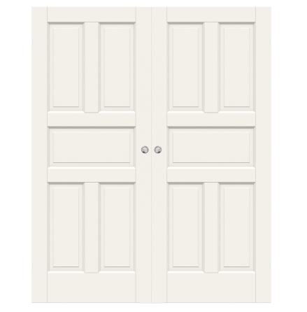 PARSKJUTD�RR SWEDOOR CRAFT 05 MASSIV SPEGELD�RR VIT UTANP�LIGGANDE