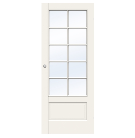 SKJUTD�RR SWEDOOR CRAFT SP10 MASSIV KLARGLAS VIT UTANP�LIGGANDE