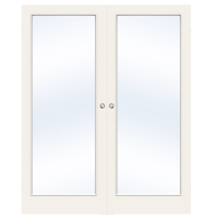 PARSKJUTDÖRR SWEDOOR EASY GW1 LÄTTDÖRR KLARGLAS VIT UTANPÅLIGGANDE