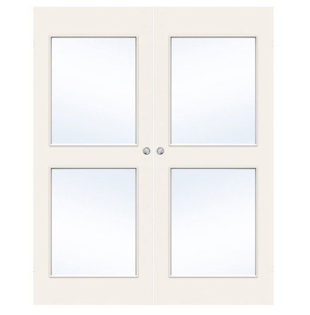 PARSKJUTD�RR SWEDOOR EASY G03 L�TTD�RR KLARGLAS VIT UTANP�LIGGANDE