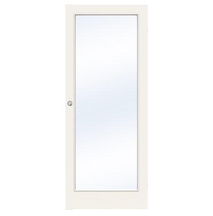 SKJUTDÖRR SWEDOOR EASY GW1 LÄTTDÖRR KLARGLAS VIT UTANPÅLIGGANDE