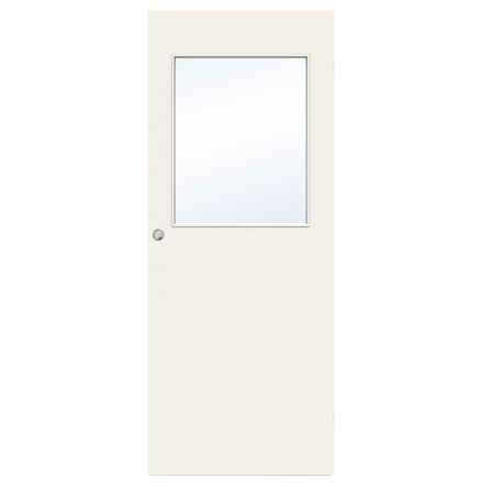 SKJUTDÖRR SWEDOOR EASY G21 LÄTTDÖRR KLARGLAS VIT UTANPÅLIGGANDE