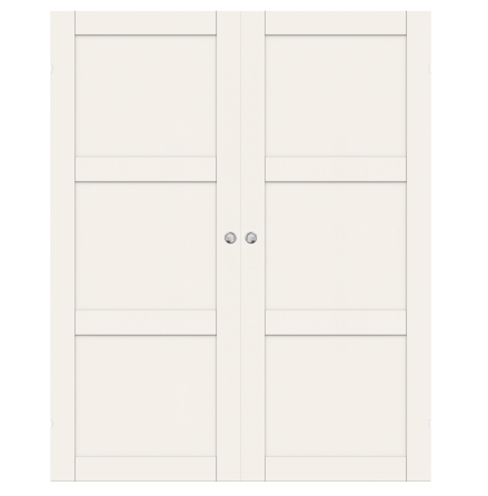 PARSKJUTDÖRR SWEDOOR PURITY 03L VIT UTANPÅLIGGANDE