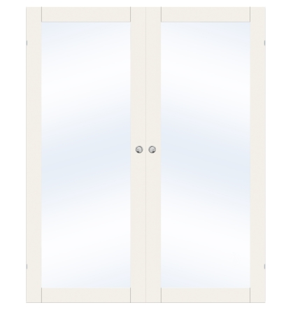 PARSKJUTD�RR SWEDOOR PURITY GW01L KLARGLAS VIT UTANP�LIGGANDE