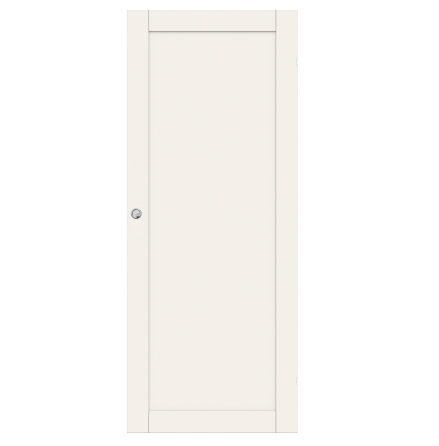 SKJUTDÖRR SWEDOOR PURITY 01L VIT UTANPÅLIGGANDE