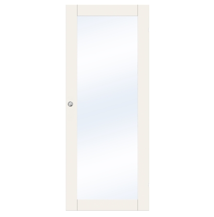 SKJUTDÖRR SWEDOOR PURITY GW01L KLARGLAS VIT UTANPÅLIGGANDE