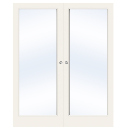 PARSKJUTDÖRR SWEDOOR STABLE GW1 KOMPAKT KLARGLAS VIT UTANPÅLIGGANDE