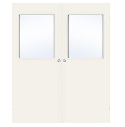 PARSKJUTD�RR SWEDOOR STABLE G21 KOMPAKT KLARGLAS VIT UTANP�LIGGANDE