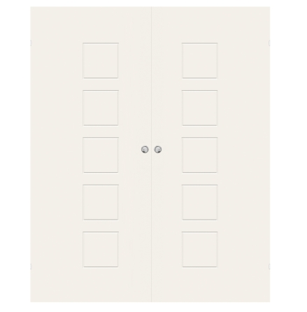 PARSKJUTDÖRR SWEDOOR STABLE EFFECT Q500 VIT UTANPÅLIGGANDE