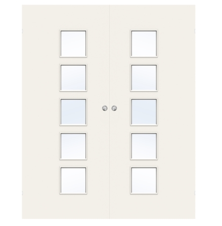 PARSKJUTD�RR SWEDOOR STABLE EFFECT Q505 KLARGLAS VIT UTANP�LIGGANDE