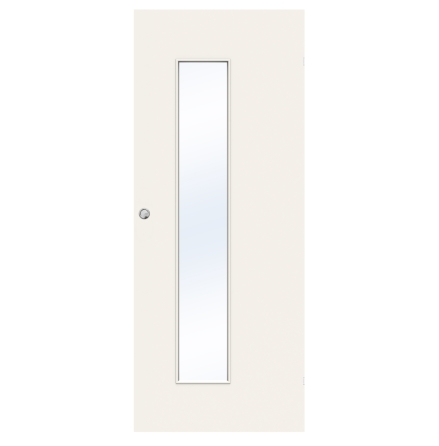 SKJUTDÖRR SWEDOOR STABLE EFFECT Q510 KLARGLAS VIT UTANPÅLIGGANDE