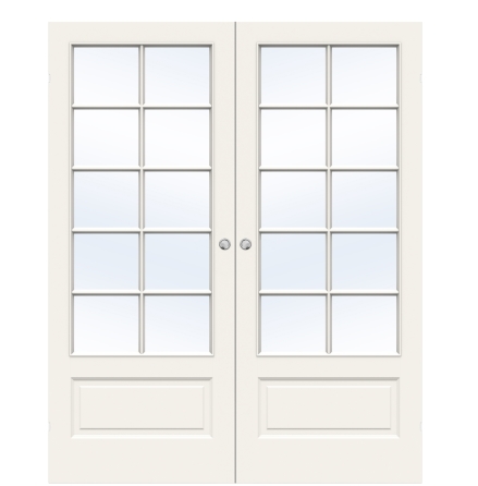 PARSKJUTDÖRR SWEDOOR STYLE SP10 FORMPRESSAD LÄTTDÖRR VIT UTANPÅLIGGANDE