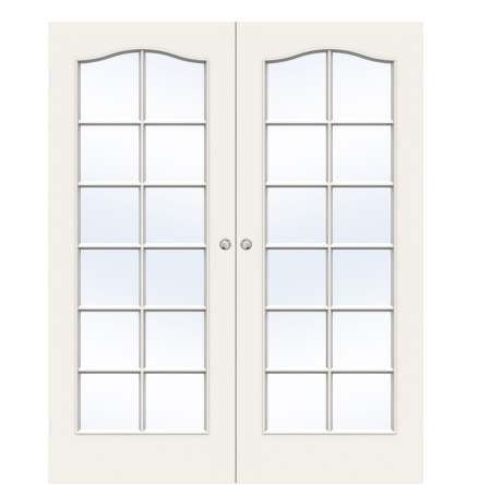 PARSKJUTD�RR SWEDOOR STYLE SP12B FORMPRESSAD L�TTD�RR VIT UTANP�LIGGANDE