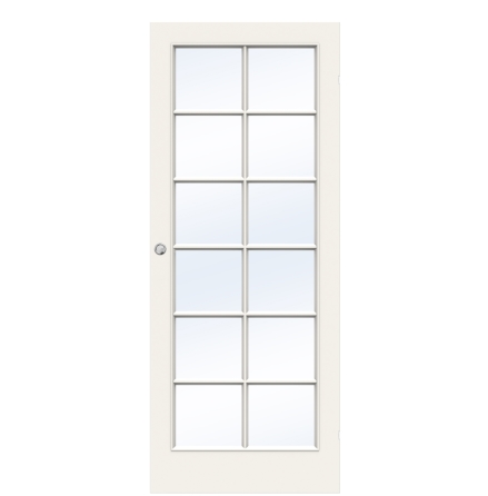 SKJUTDÖRR SWEDOOR STYLE SP12 FORMPRESSAD LÄTTDÖRR VIT UTANPÅLIGGANDE