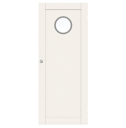 SKJUTD�RR SWEDOOR UNIQUE 01L GWA130 VIT KLARGLAS UTANP�LIGGANDE