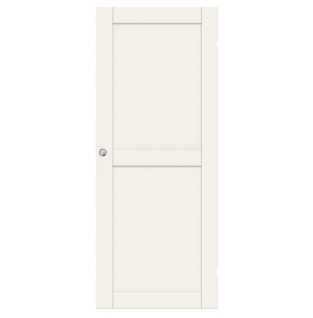 SKJUTDÖRR SWEDOOR UNIQUE 02L VIT UTANPÅLIGGANDE