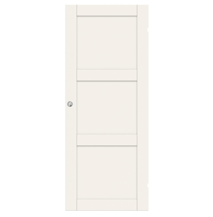 SKJUTDÖRR SWEDOOR UNIQUE 03L VIT UTANPÅLIGGANDE