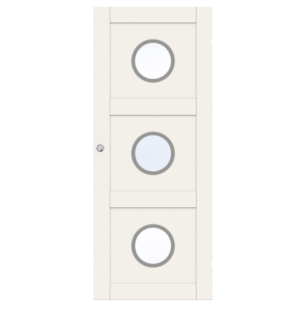 SKJUTD�RR SWEDOOR UNIQUE 03L GWA330 VIT KLARGLAS UTANP�LIGGANDE