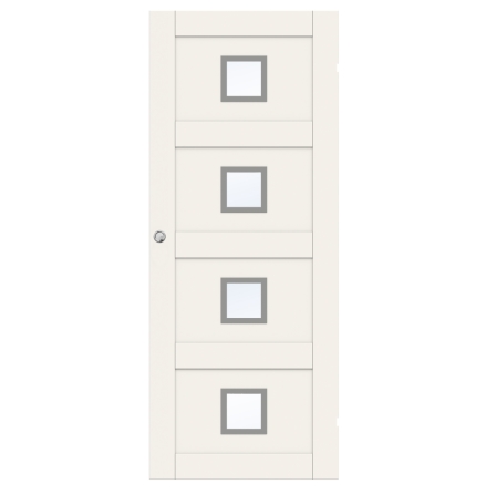 SKJUTD�RR SWEDOOR UNIQUE 04L GWA420 VIT KLARGLAS UTANP�LIGGANDE