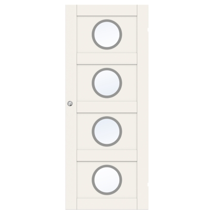 SKJUTD�RR SWEDOOR UNIQUE 04L GWA430 VIT KLARGLAS UTANP�LIGGANDE