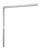 Kornisch Aluminiumkornisch med anslagslist (F�r l�sning)