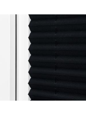 Pliss�gardin Pliss� standard Svart (49)