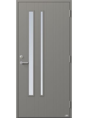 F�rgbyte  M�rk silvermetallic (RAL 9007)