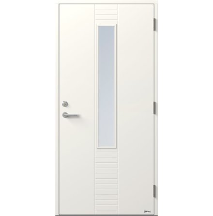 Ytterdörr BOR Phoenix 310G Klarglas Vit