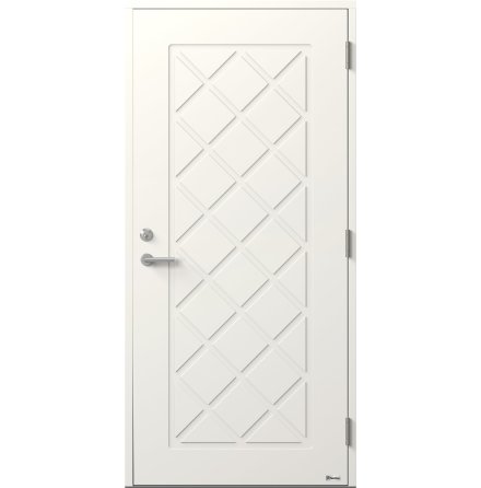 Ytterdörr BOR Kvader 312 Tät Vit