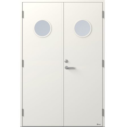 Parytterdörr BOR Planeten 836PG Klarglas Vit