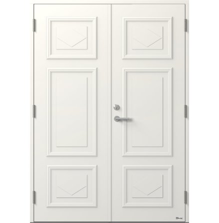 Parytterdörr BOR Diamant 373P Tät Vit