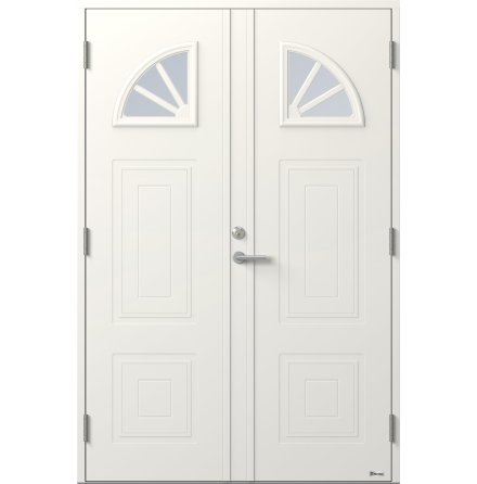 Parytterdörr BOR Skytten 843PG Klarglas Vit