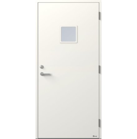 Ytterdörr BOR Kuben 819G Klarglas Vit