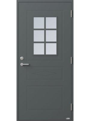 F�rgbyte  M�rkgr� (RAL 7012)