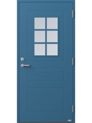 F�rgbyte  Bl� (RAL 5007)