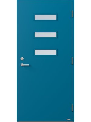 F�rgbyte  Bl� (RAL 5007)