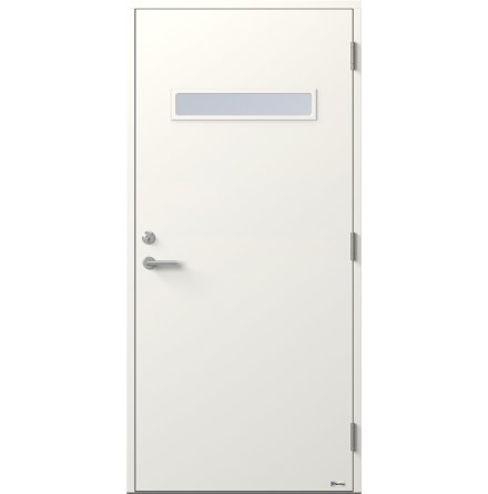 Ytterdörr BOR Kometen 898G Klarglas Vit