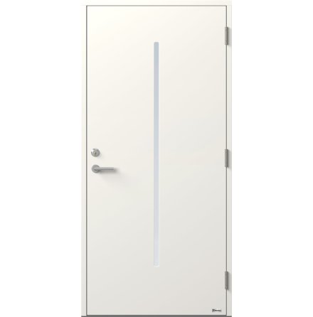Ytterdörr BOR Ceres 858G Klarglas Vit