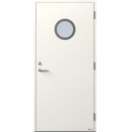 Ytterdörr BOR Neo 861G Klarglas Vit