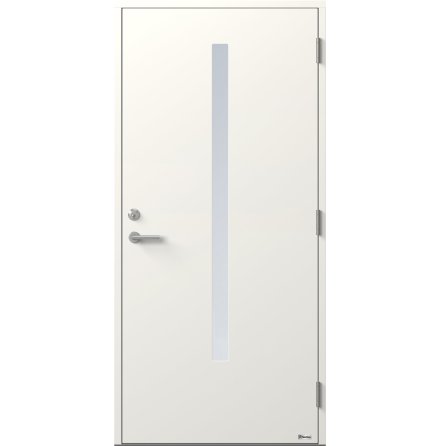 Ytterdörr BOR Sirius 863G Klarglas Vit