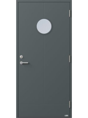 F�rgbyte  M�rkgr� (RAL 7012)