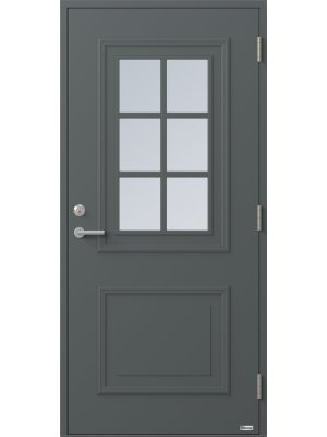 F�rgbyte  M�rkgr� (RAL 7012)